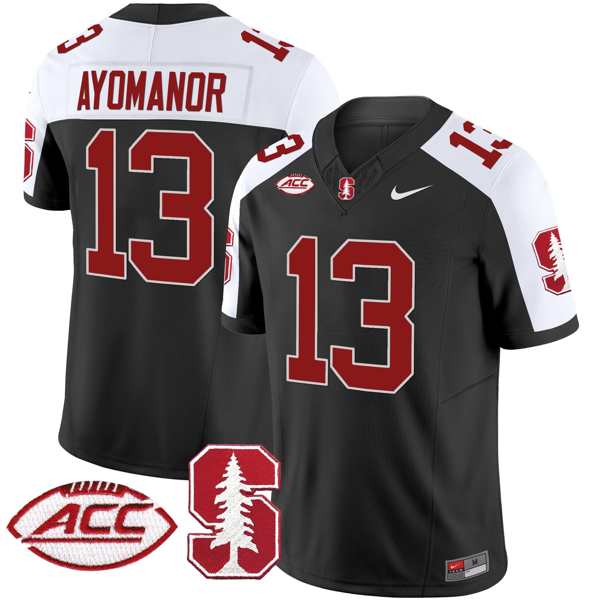 Men’s Stanford Cardinal 2024 ACC Patch Vapor Limited Jersey – All Stitched
