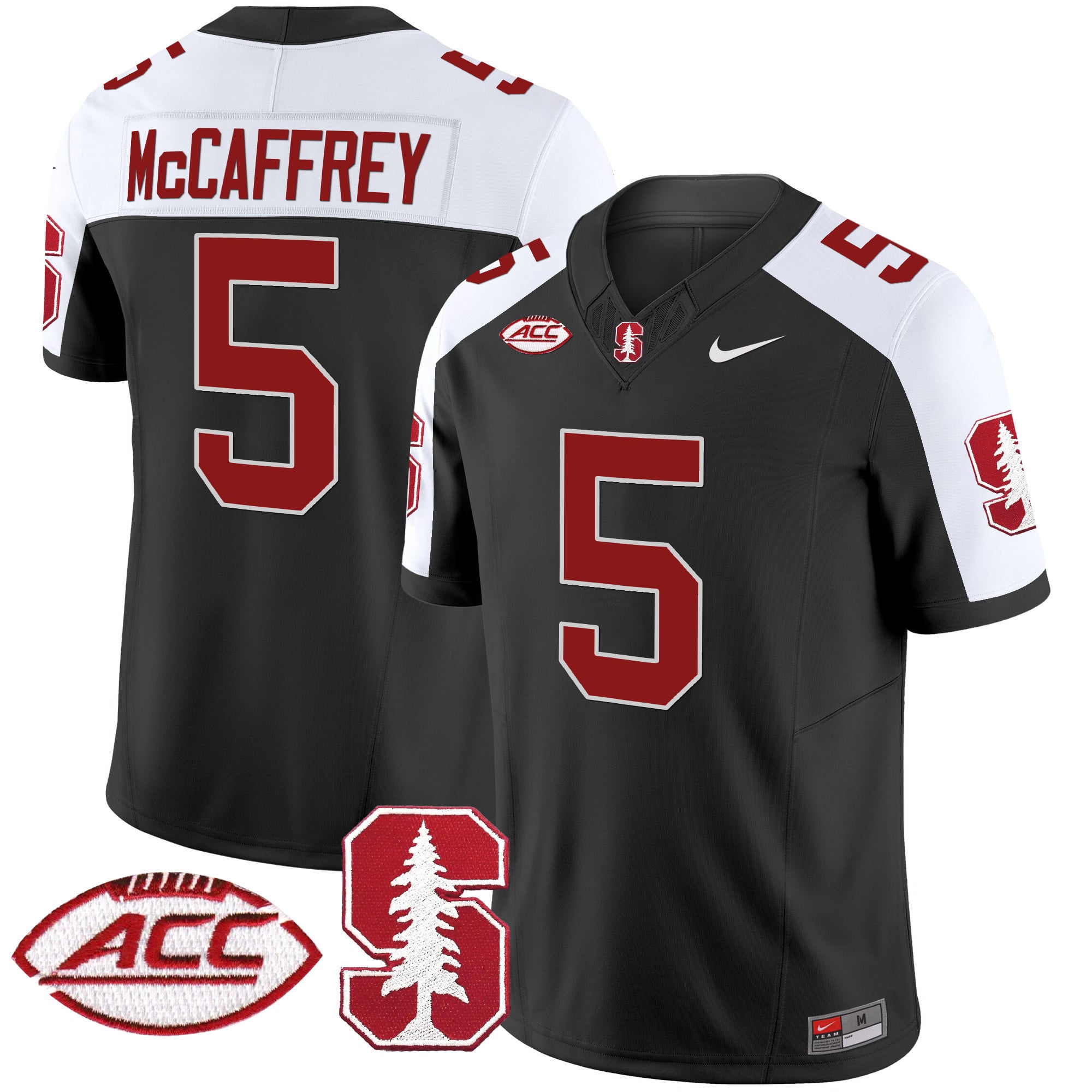 Men’s Stanford Cardinal 2024 ACC Patch Vapor Limited Jersey – All Stitched