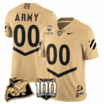 Army Black Knights 100th Anniversary Patch Vapor Custom Jersey – All Stitched