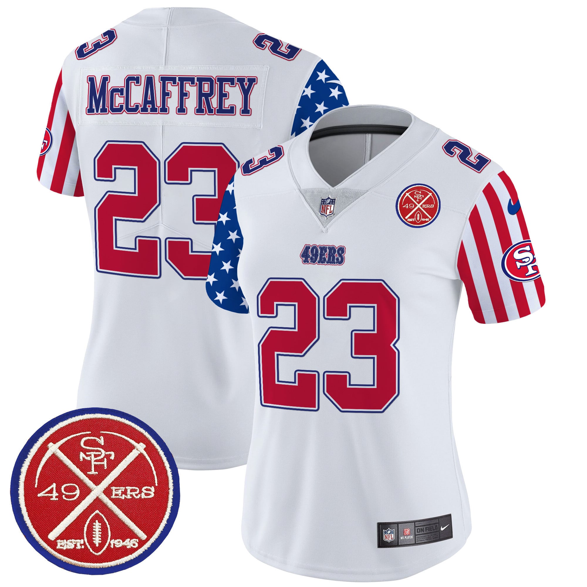 Women’s 49ers American Style Vapor Limited Jersey – All Stitched