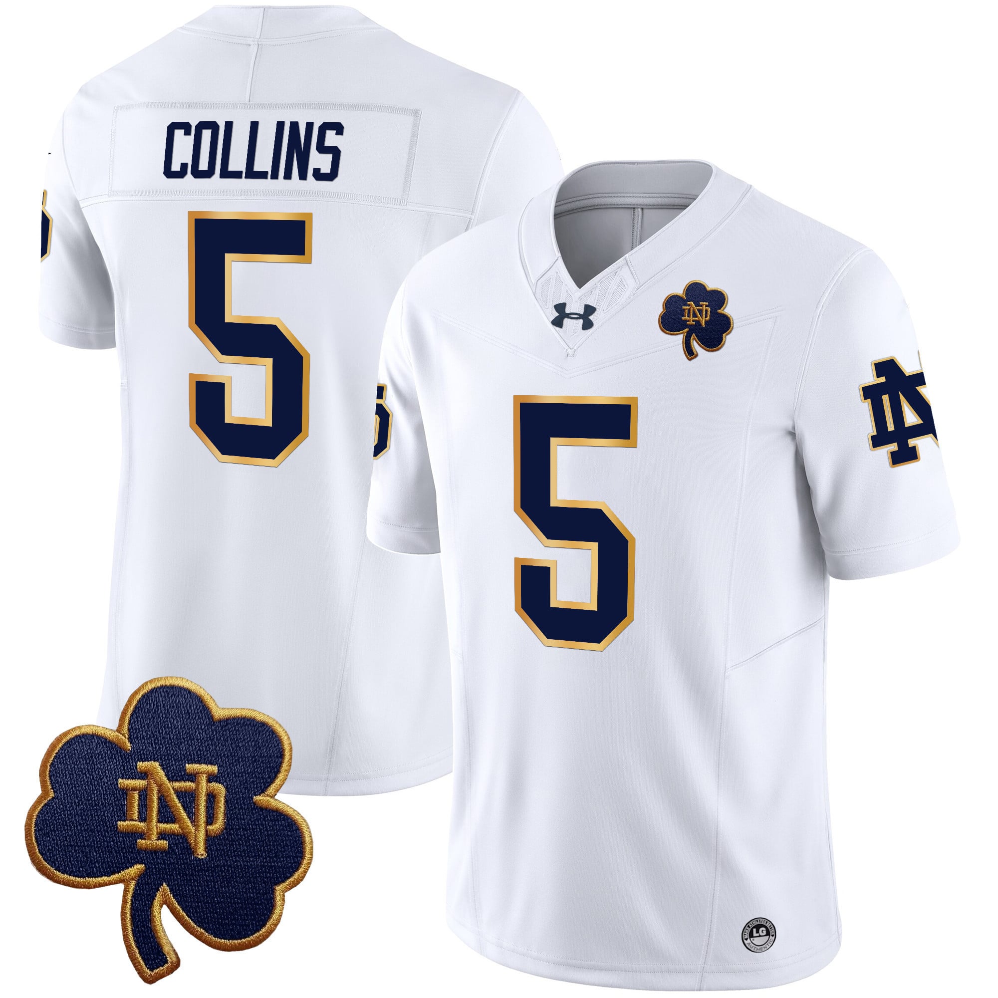 Men’s Notre Dame Fighting Irish 2024 Vapor Limited Jersey V3 – All Stitched