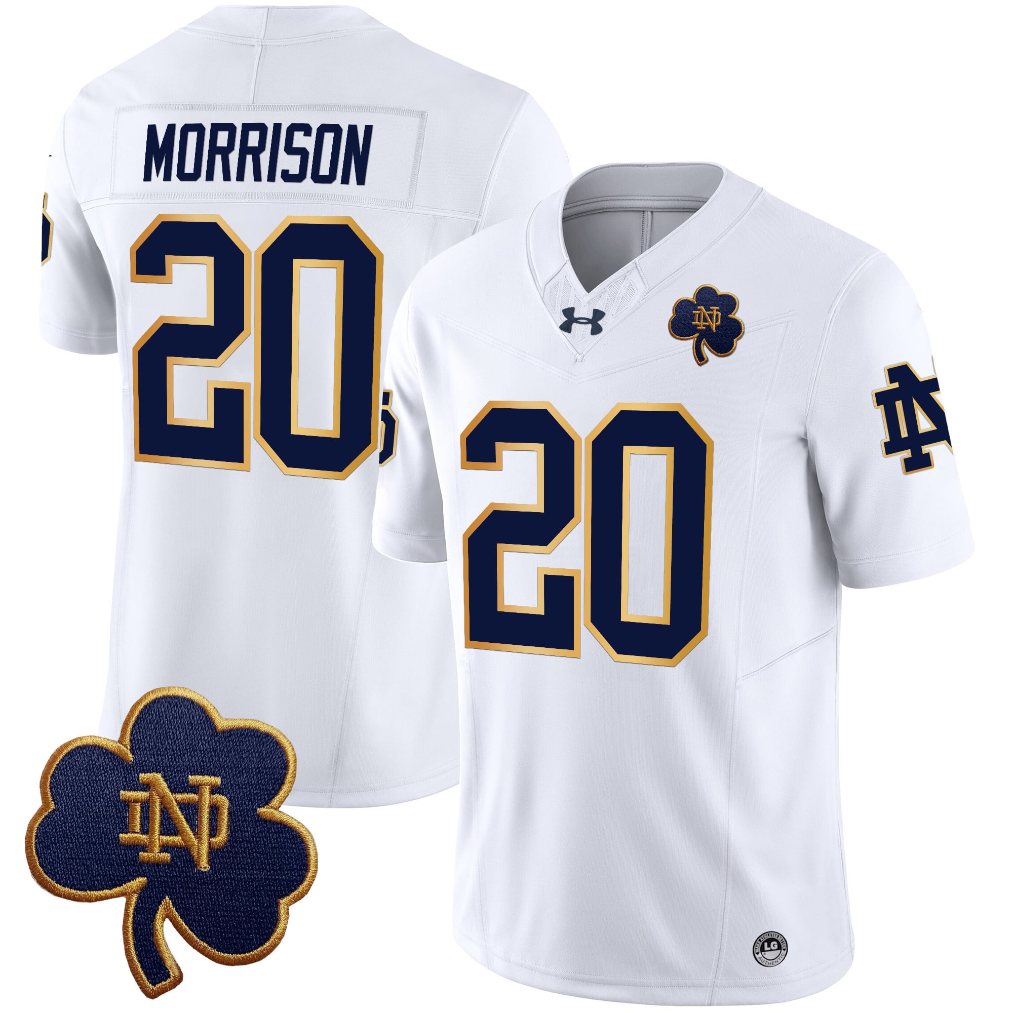 Men’s Notre Dame Fighting Irish 2024 Vapor Limited Jersey V3 – All Stitched