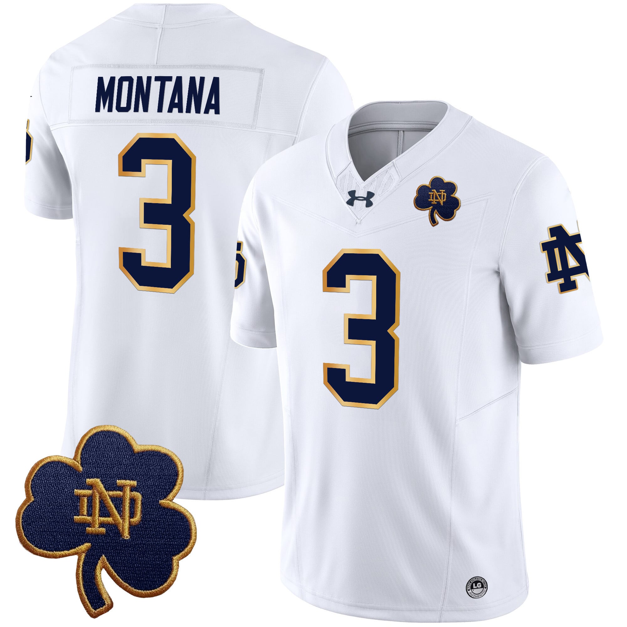 Men’s Notre Dame Fighting Irish 2024 Vapor Limited Jersey V3 – All Stitched