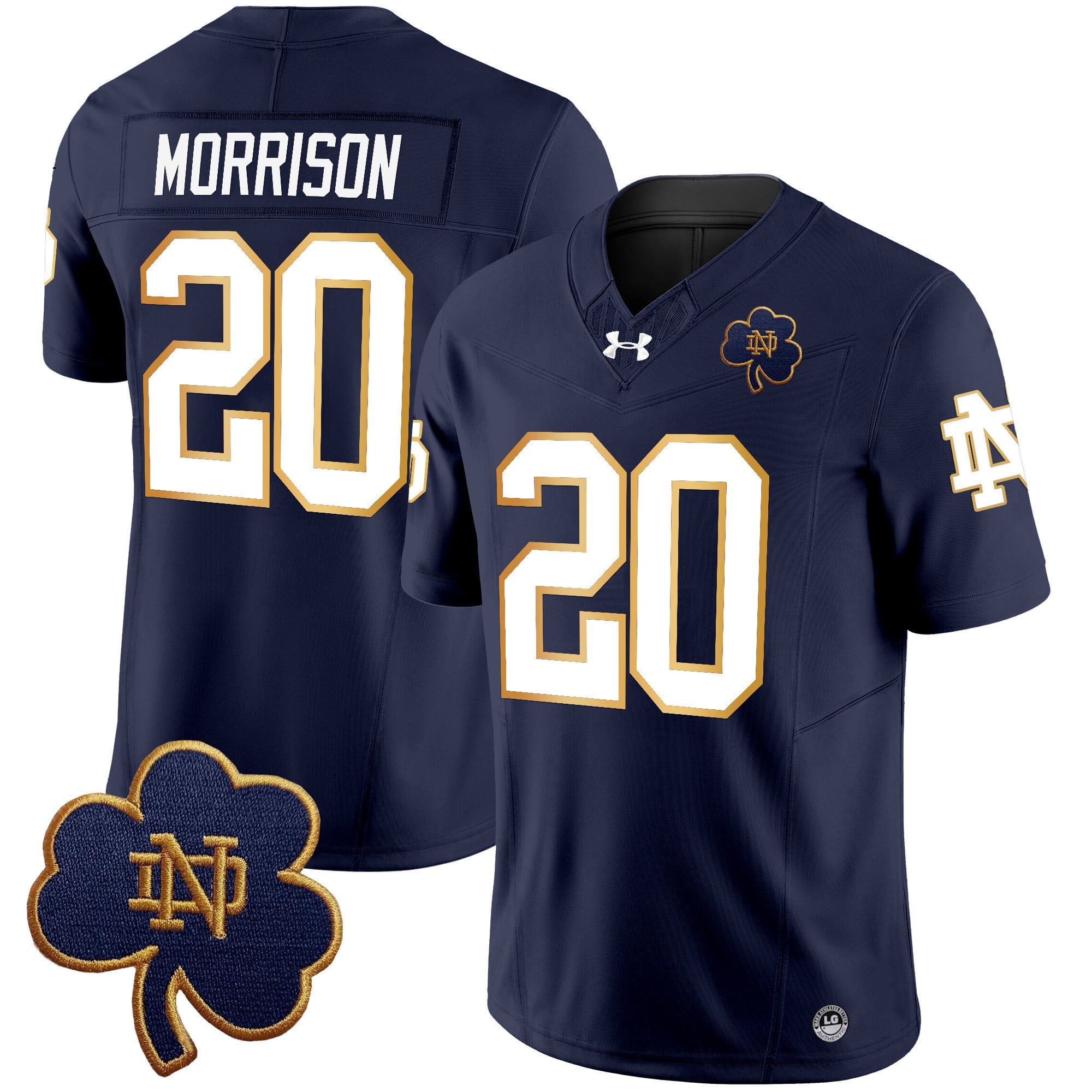 Men’s Notre Dame Fighting Irish 2024 Vapor Limited Jersey V3 – All Stitched