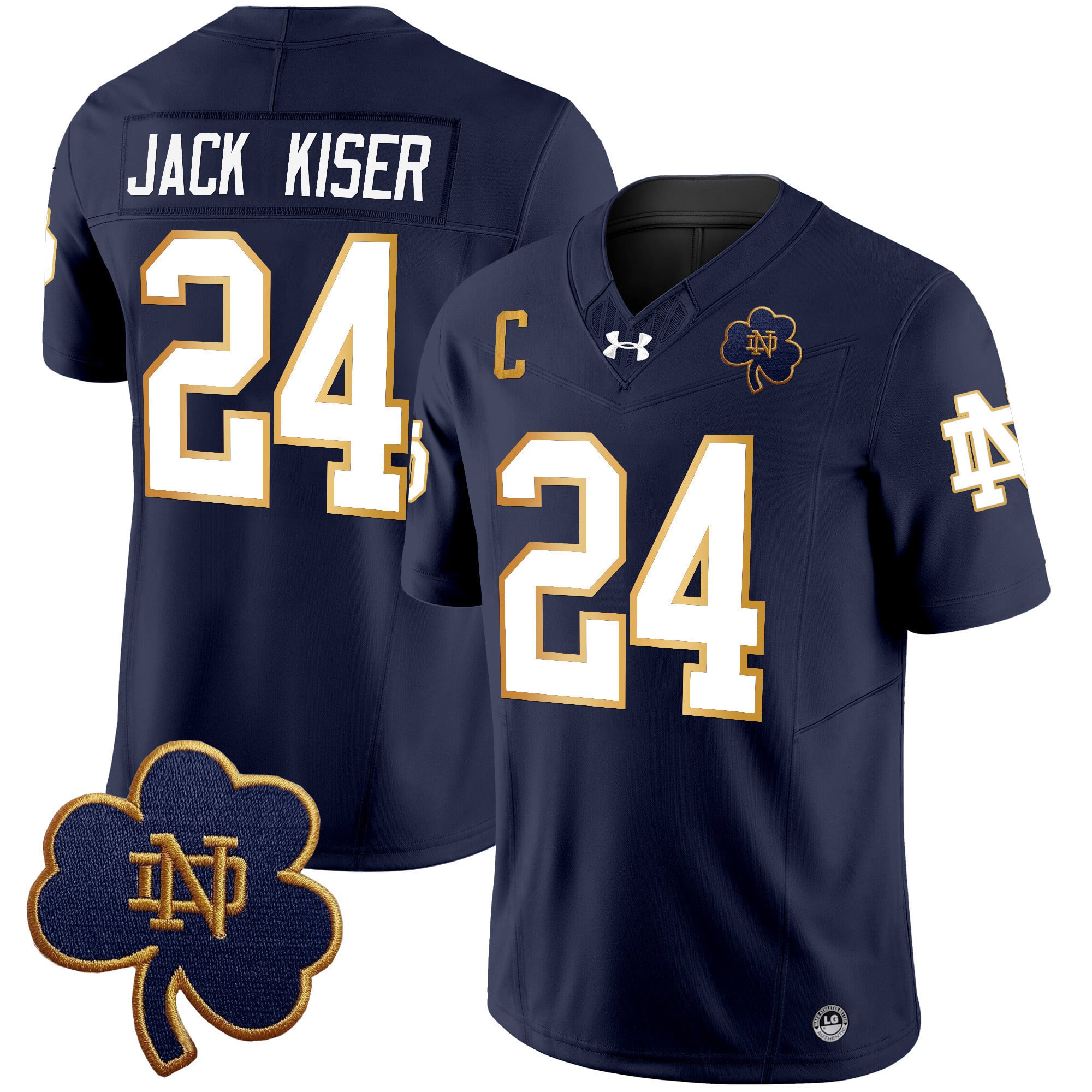 Men’s Notre Dame Fighting Irish 2024 Vapor Limited Jersey V3 – All Stitched