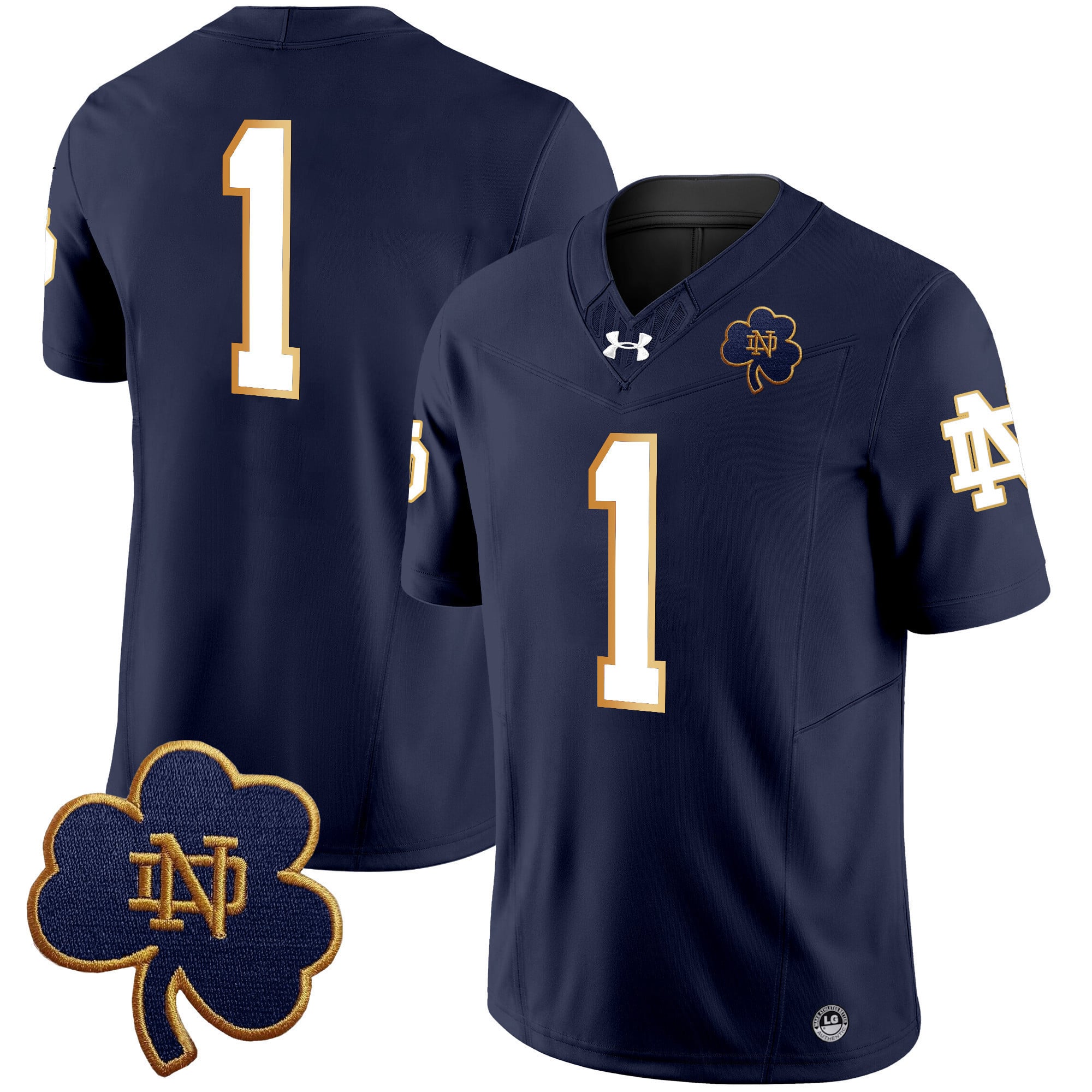 Men’s Notre Dame Fighting Irish 2024 Vapor Limited Jersey V3 – All Stitched