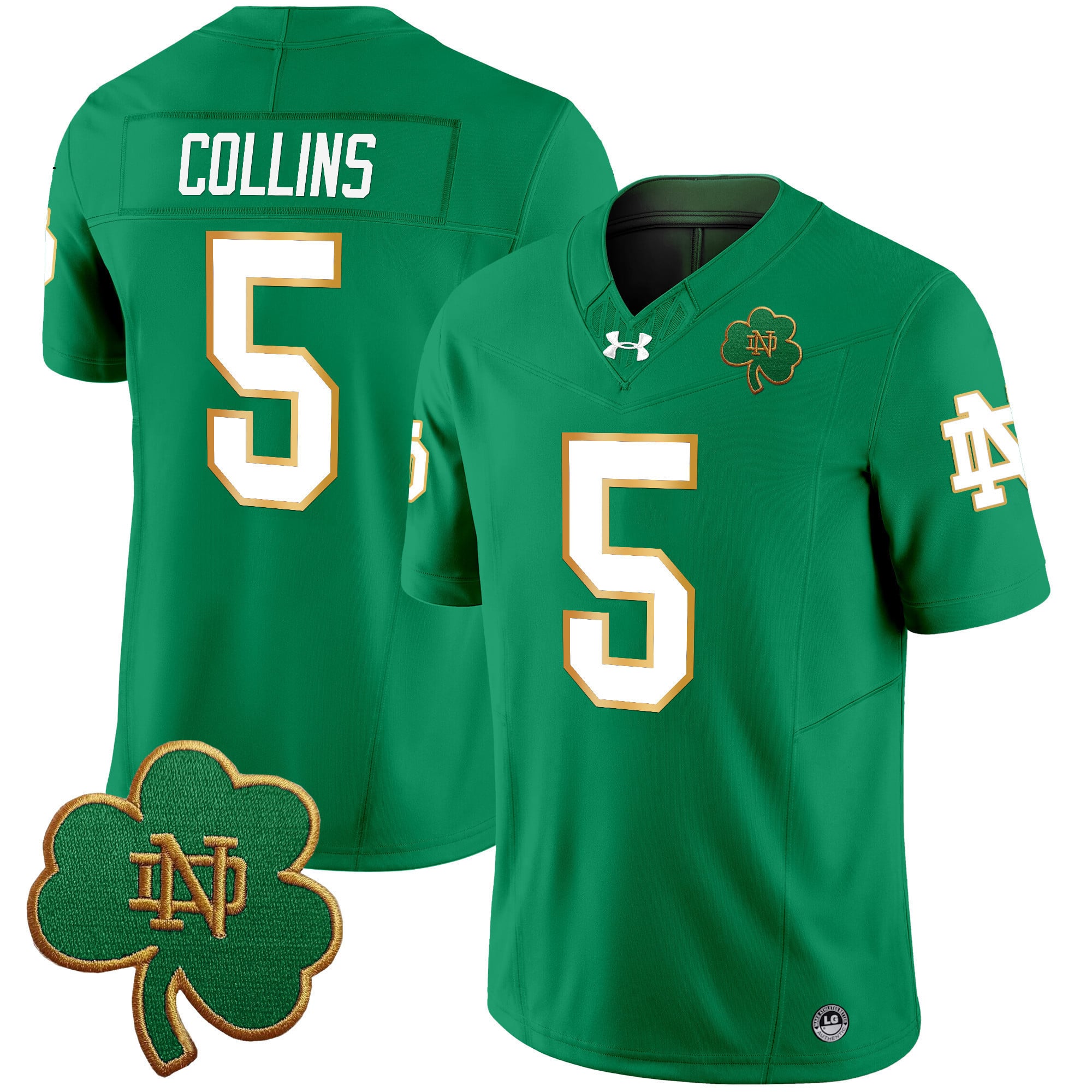 Men’s Notre Dame Fighting Irish 2024 Vapor Limited Jersey V3 – All Stitched