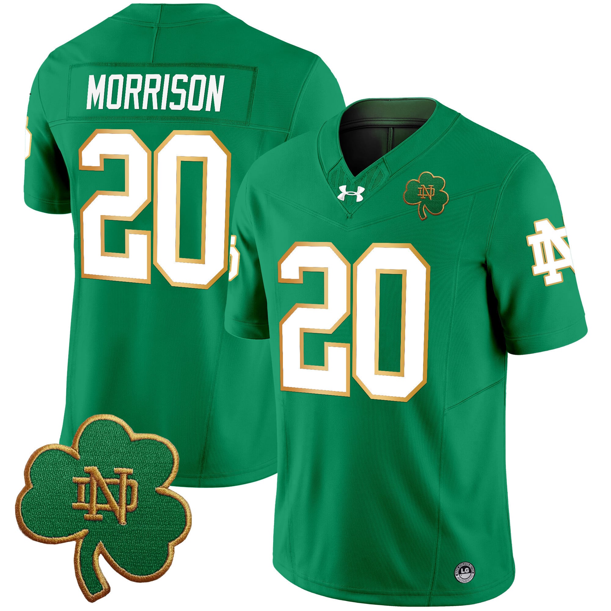 Men’s Notre Dame Fighting Irish 2024 Vapor Limited Jersey V3 – All Stitched