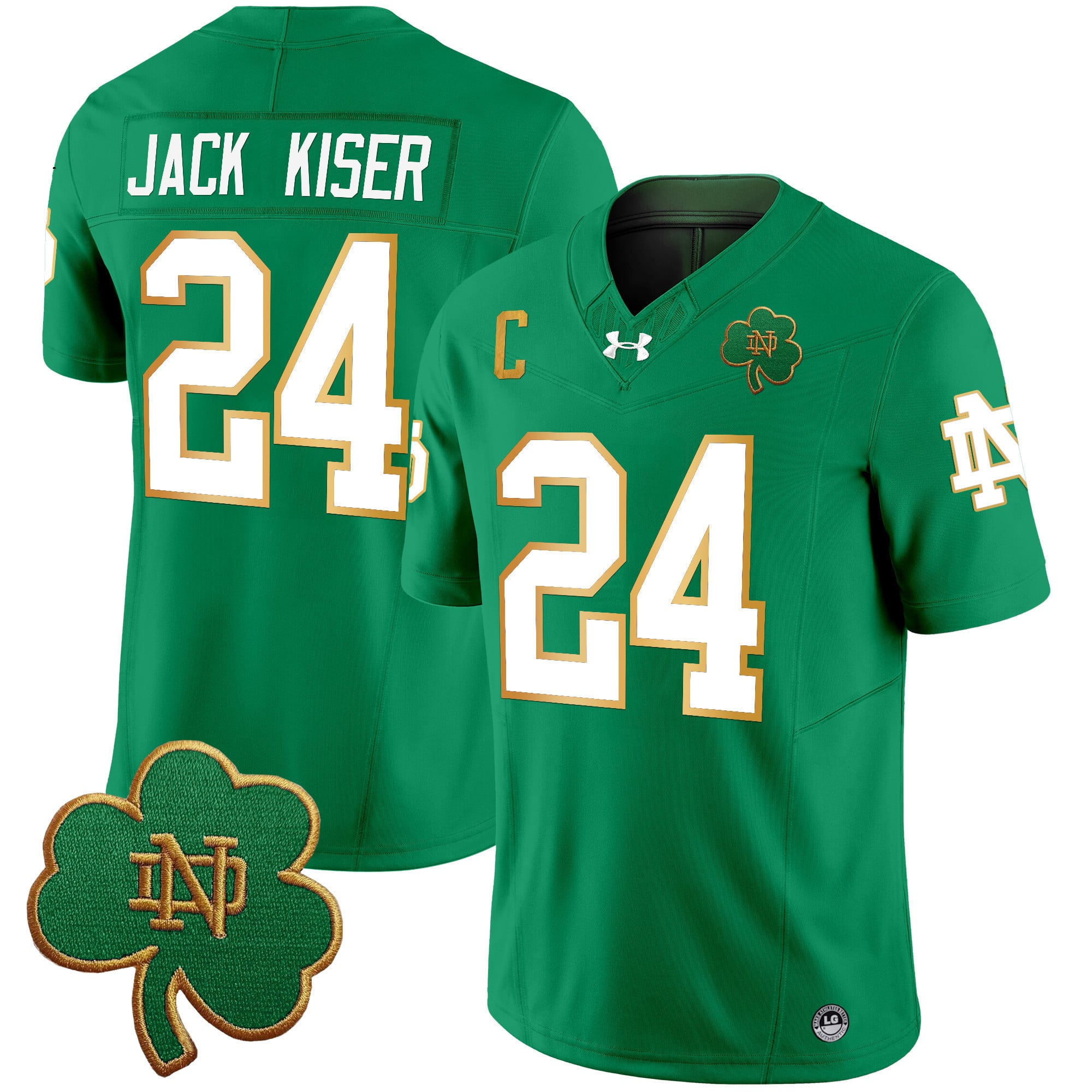 Men’s Notre Dame Fighting Irish 2024 Vapor Limited Jersey V3 – All Stitched