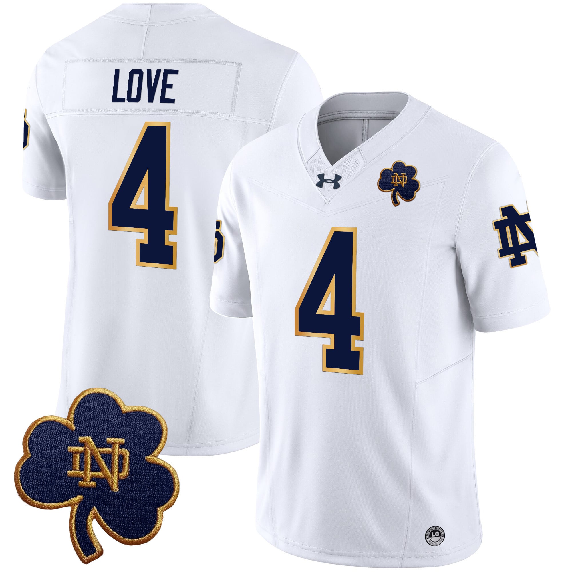 Men’s Notre Dame Fighting Irish 2024 Vapor Limited Jersey V3 – All Stitched