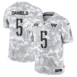 Washington Commanders 2024 Salute to Service Vapor Limited Jersey – Arctic Camo – All Stitched