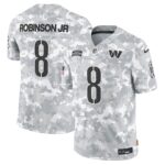 Washington Commanders 2024 Salute to Service Vapor Limited Jersey – Arctic Camo – All Stitched