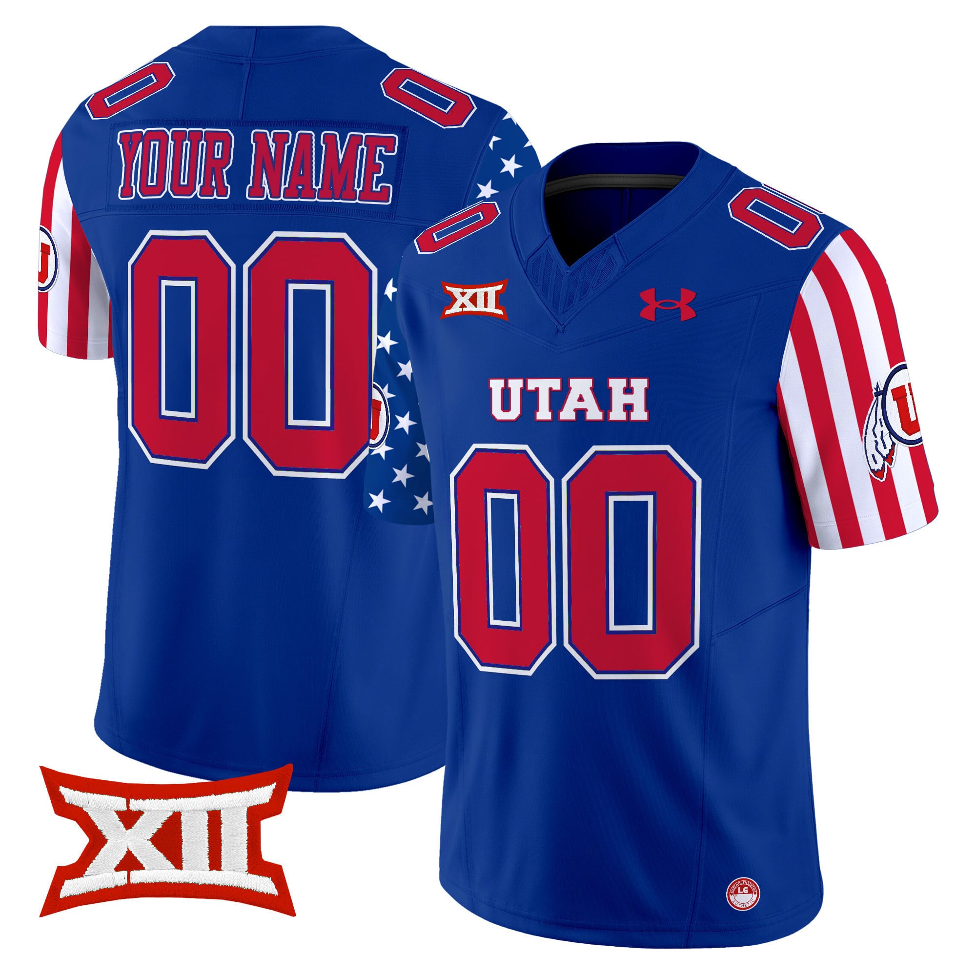 Utah Utes American Style Vapor Limited Custom Jersey – All Stitched