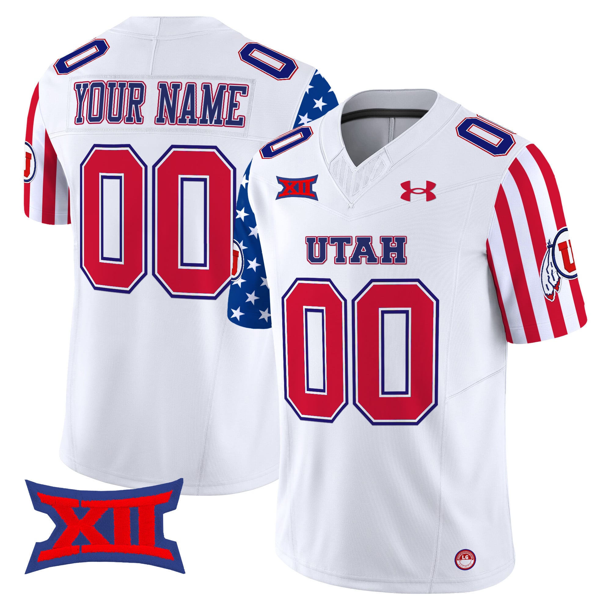 Utah Utes American Style Vapor Limited Custom Jersey – All Stitched