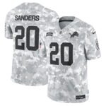 Detroit Lions 2024 Salute to Service Vapor Limited Jersey – Arctic Camo – All Stitched
