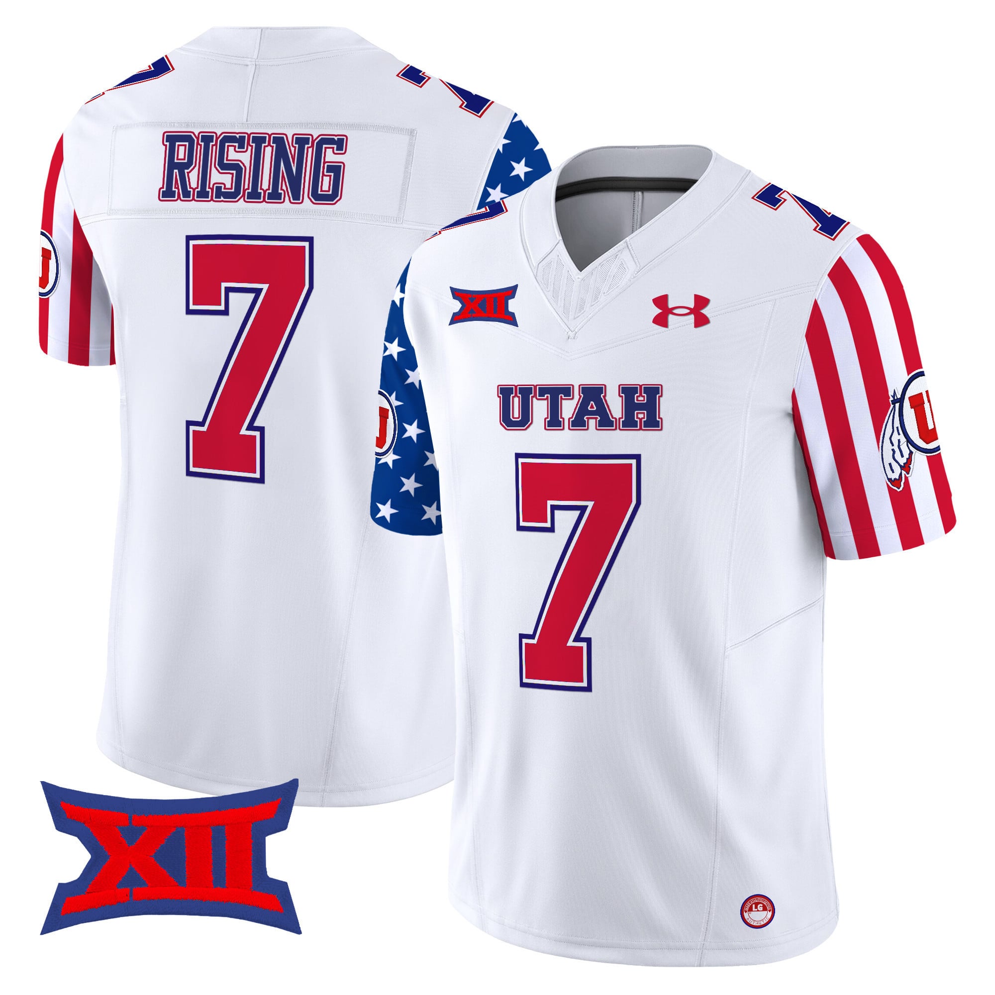 Men’s Utah Utes American Style Vapor Limited Jersey – All Stitched