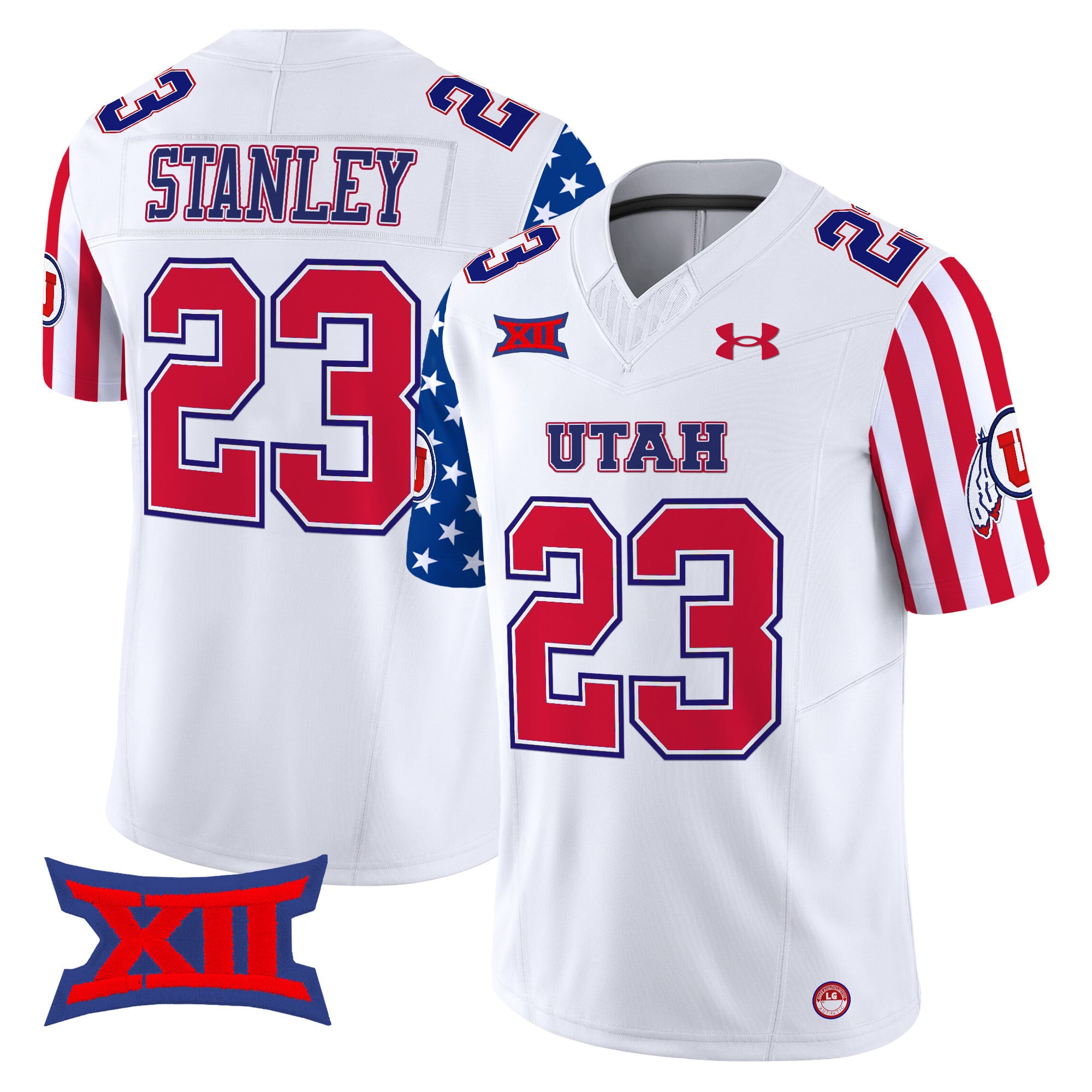 Men’s Utah Utes American Style Vapor Limited Jersey – All Stitched
