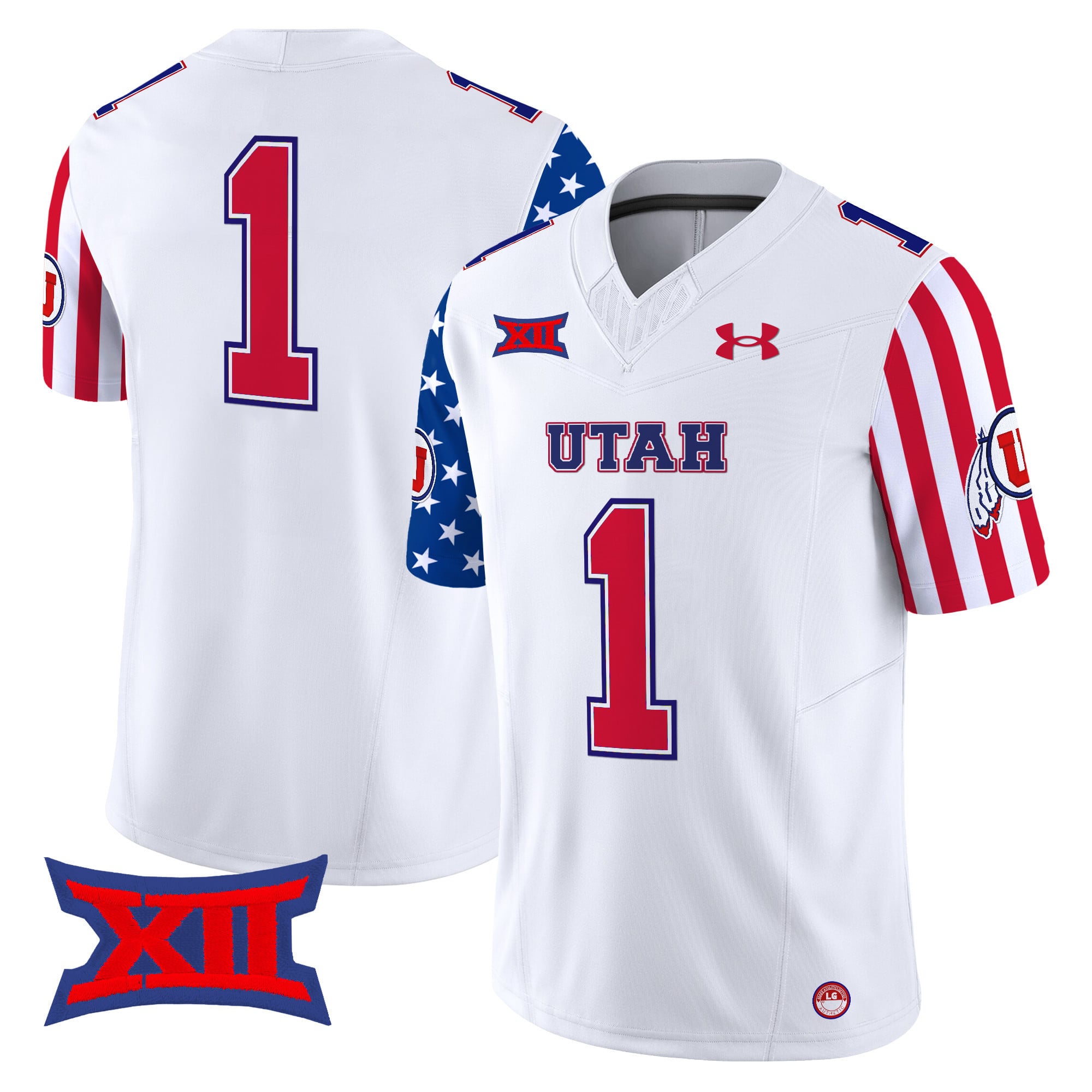 Men’s Utah Utes American Style Vapor Limited Jersey – All Stitched