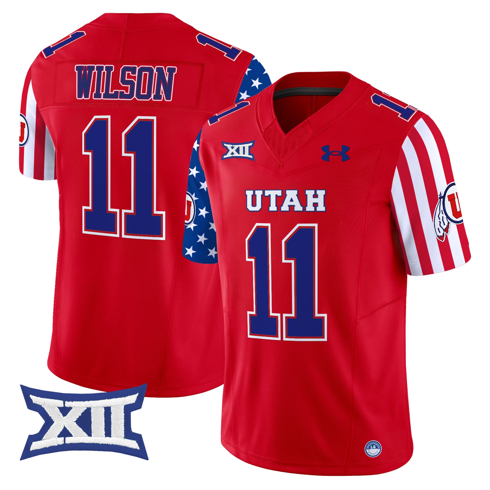 Men’s Utah Utes American Style Vapor Limited Jersey – All Stitched