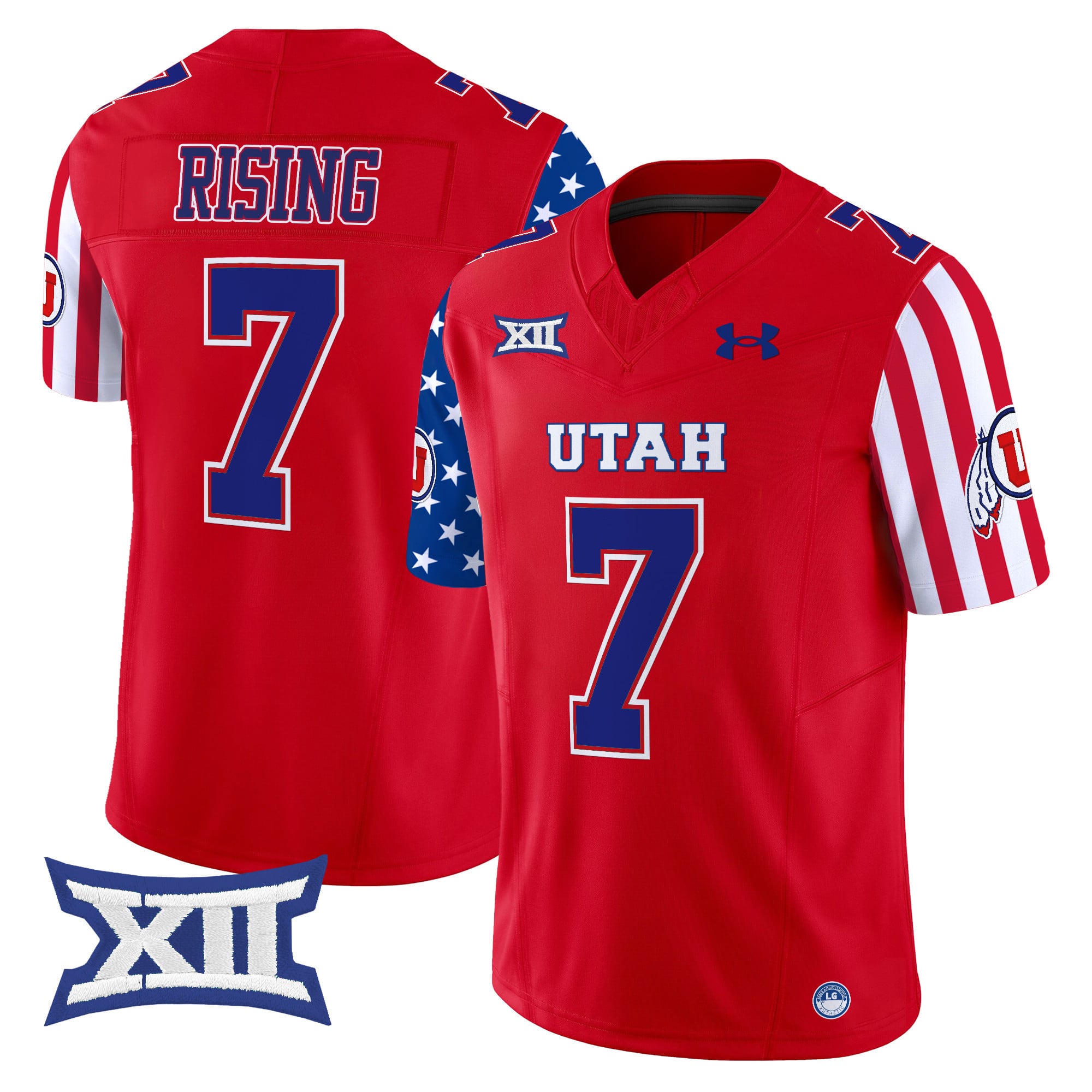 Men’s Utah Utes American Style Vapor Limited Jersey – All Stitched