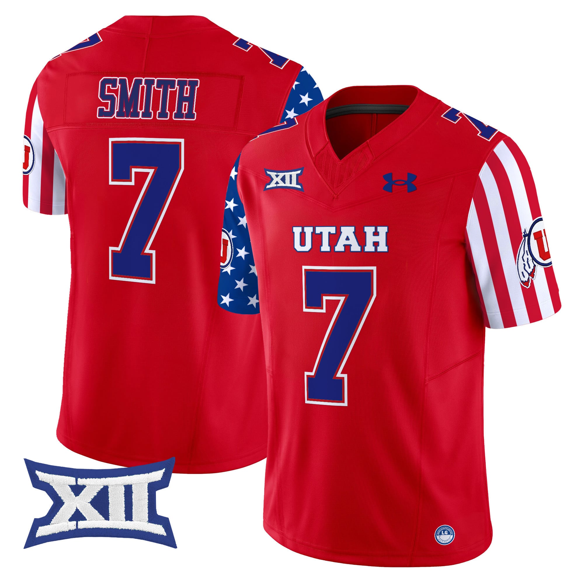 Men’s Utah Utes American Style Vapor Limited Jersey – All Stitched