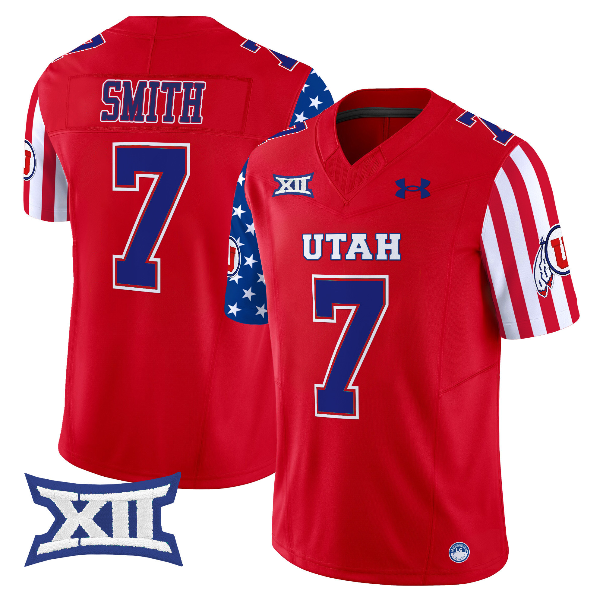 Men’s Utah Utes American Style Vapor Limited Jersey – All Stitched