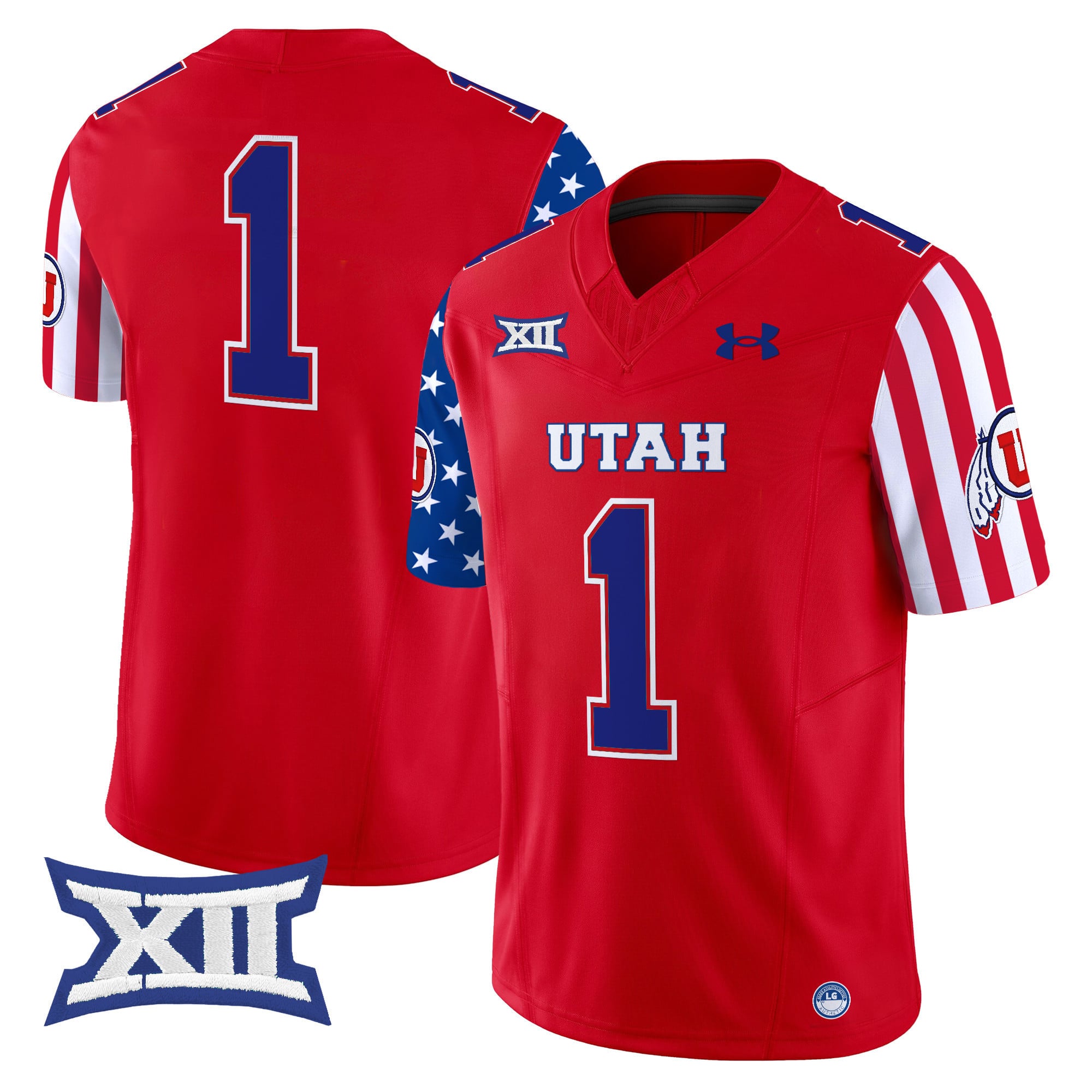 Men’s Utah Utes American Style Vapor Limited Jersey – All Stitched