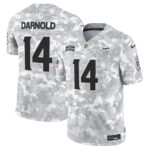 Minnesota Vikings 2024 Salute to Service Vapor Limited Jersey – Arctic Camo – All Stitched
