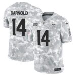 Minnesota Vikings 2024 Salute to Service Vapor Limited Jersey – Arctic Camo – All Stitched