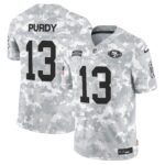 49ers 2024 Salute to Service Vapor Limited Jersey – Arctic Camo – All Stitched
