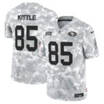 49ers 2024 Salute to Service Vapor Limited Jersey – Arctic Camo – All Stitched