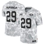 49ers 2024 Salute to Service Vapor Limited Jersey – Arctic Camo – All Stitched
