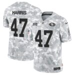 49ers 2024 Salute to Service Vapor Limited Jersey – Arctic Camo – All Stitched