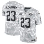 49ers 2024 Salute to Service Vapor Limited Jersey – Arctic Camo – All Stitched