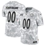 Steelers 2024 Salute to Service Vapor Limited Custom Jersey – Arctic Camo – All Stitched