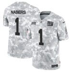 New York Giants 2024 Salute to Service Vapor Limited Jersey – Arctic Camo – All stitched