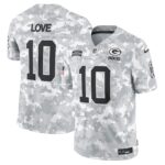 Green Bay Packers 2024 Salute to Service Vapor Limited Jersey – Arctic Camo – All Stitched