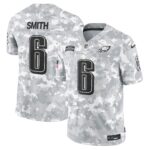 Philadelphia Eagles 2024 Salute to Service Vapor Limited Jersey – Arctic Camo – All Stitched