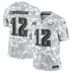 Philadelphia Eagles 2024 Salute to Service Vapor Limited Jersey – Arctic Camo – All Stitched