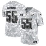 Philadelphia Eagles 2024 Salute to Service Vapor Limited Jersey – Arctic Camo – All Stitched