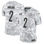 Steelers 2024 Salute to Service Vapor Limited Jersey – Arctic Camo – All Stitched