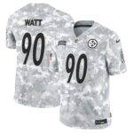 Steelers 2024 Salute to Service Vapor Limited Jersey – Arctic Camo – All Stitched