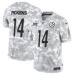 Steelers 2024 Salute to Service Vapor Limited Jersey – Arctic Camo – All Stitched