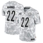 Steelers 2024 Salute to Service Vapor Limited Jersey – Arctic Camo – All Stitched