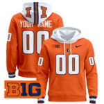 Illinois Fighting Illini 2024 Custom Pullover Hoodie