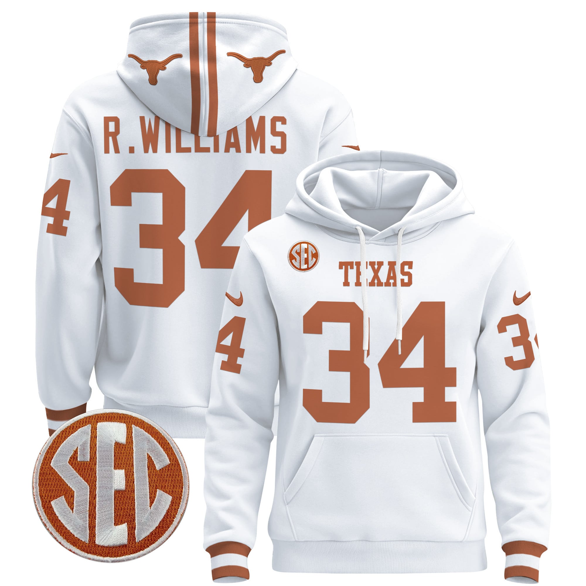 Unisex Texas Longhorns 2024 Pullover Hoodie