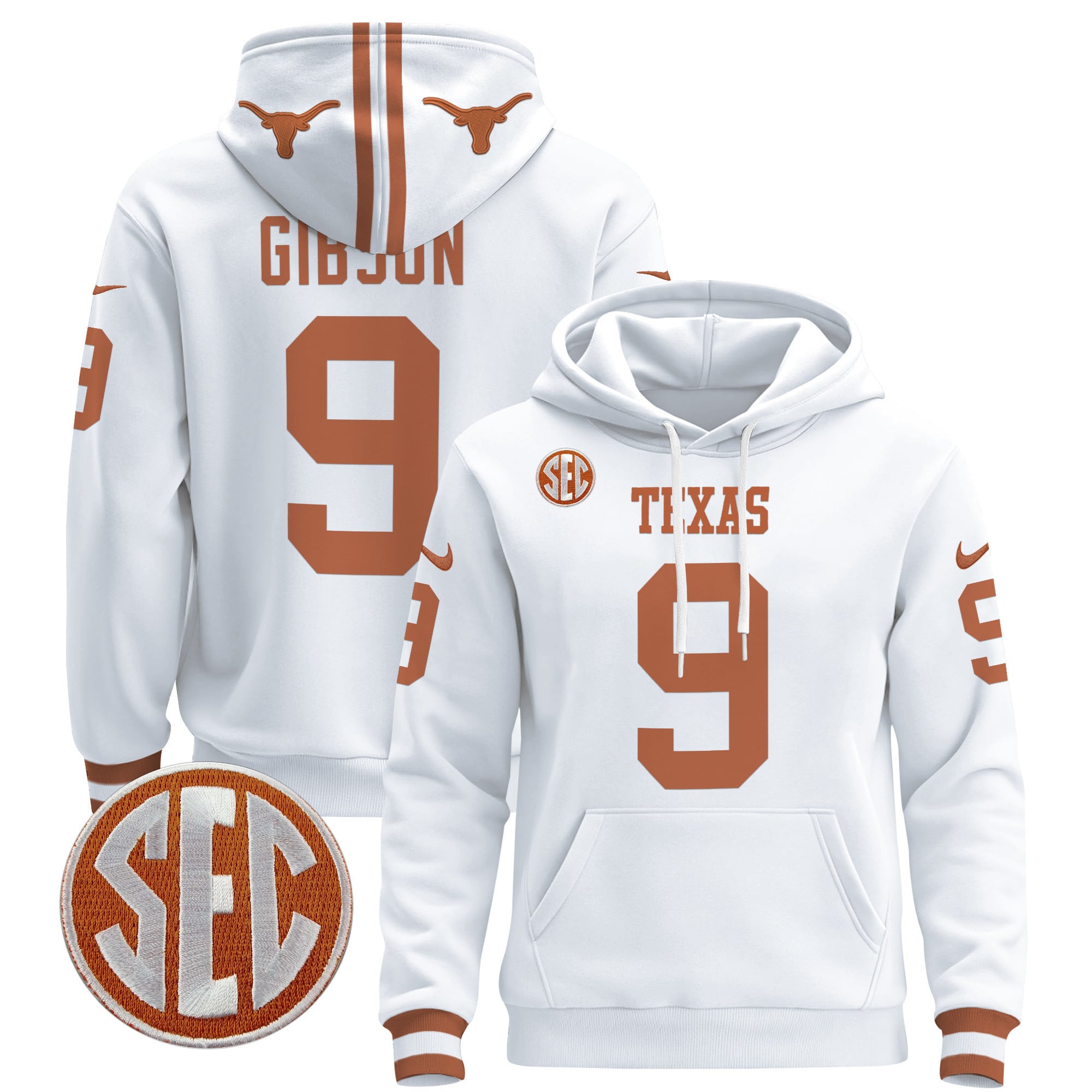 Unisex Texas Longhorns 2024 Pullover Hoodie