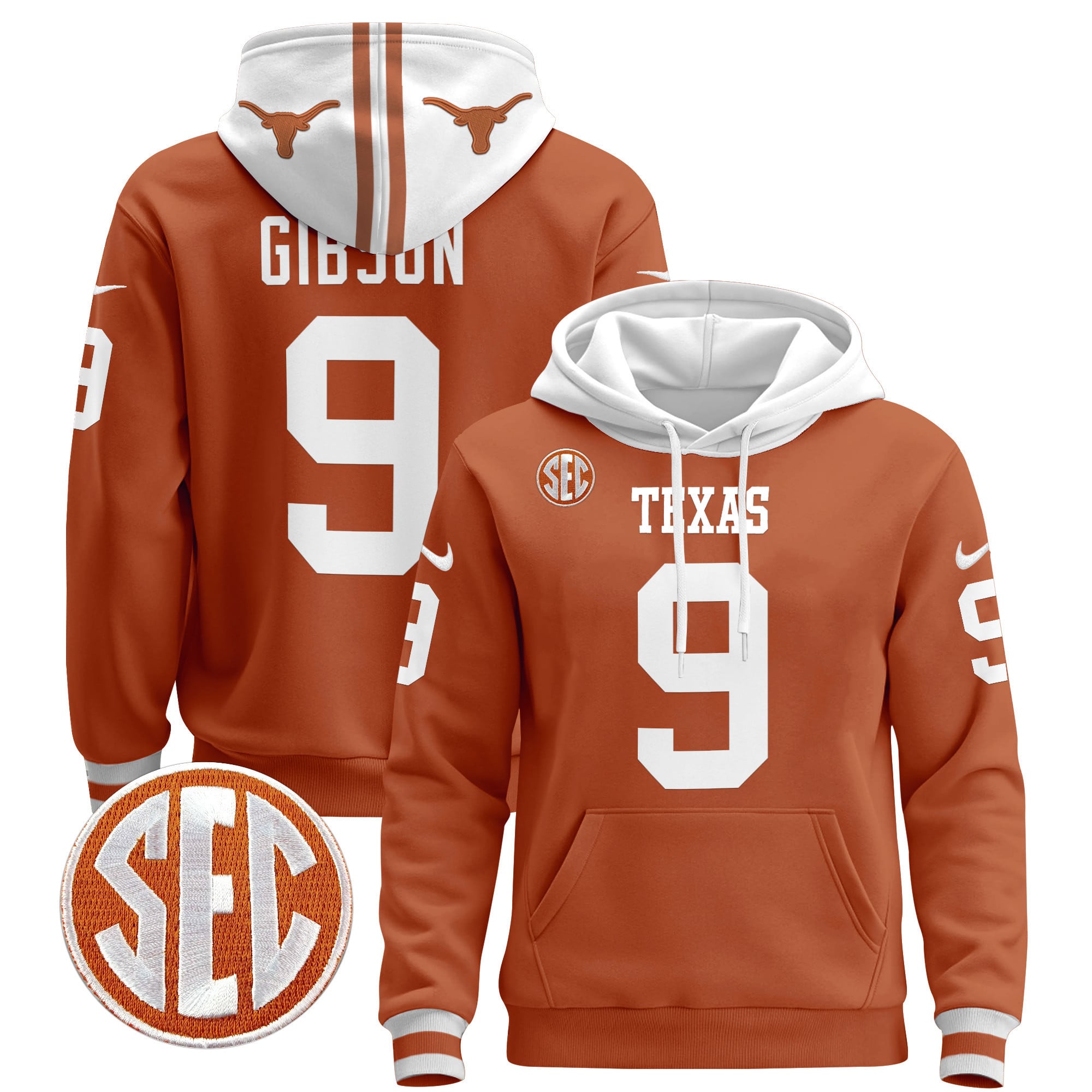 Unisex Texas Longhorns 2024 Pullover Hoodie