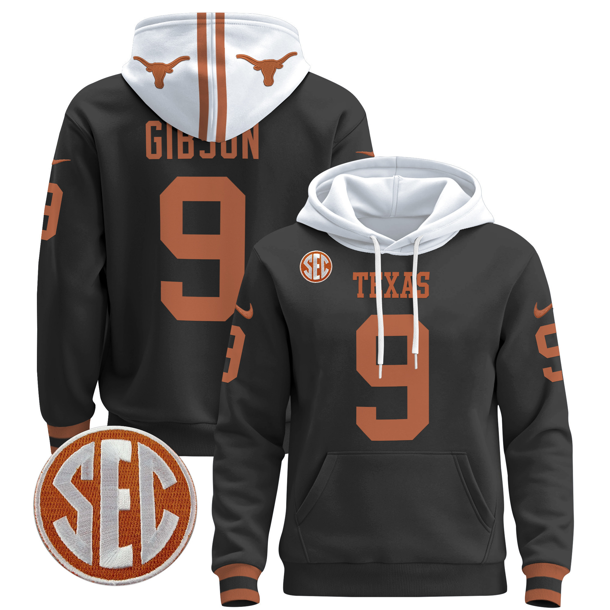 Unisex Texas Longhorns 2024 Pullover Hoodie
