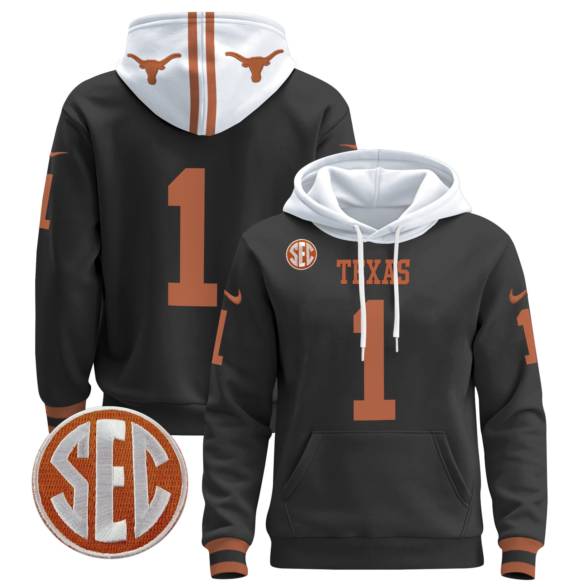 Unisex Texas Longhorns 2024 Pullover Hoodie